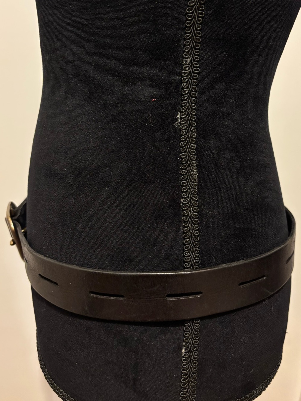 Lucky Brand Black Leather Belt Size 32 - Picture 4 of 8